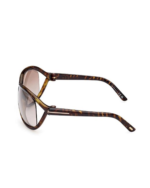 Tom Ford Brown Braune sonnenbrille accessoires