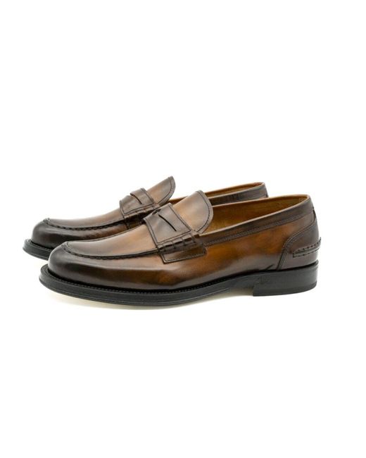 Fabi Lederschuhe ss24 in Brown für Herren