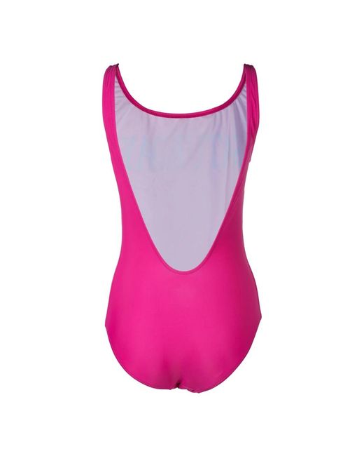 Alberta Ferretti Pink Polyester-Blend One-Piece Swimsuit