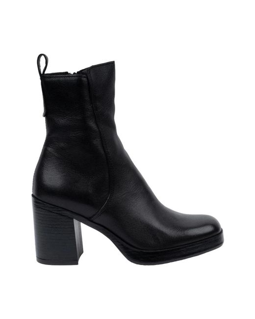 Mjus Black Heeled Boots