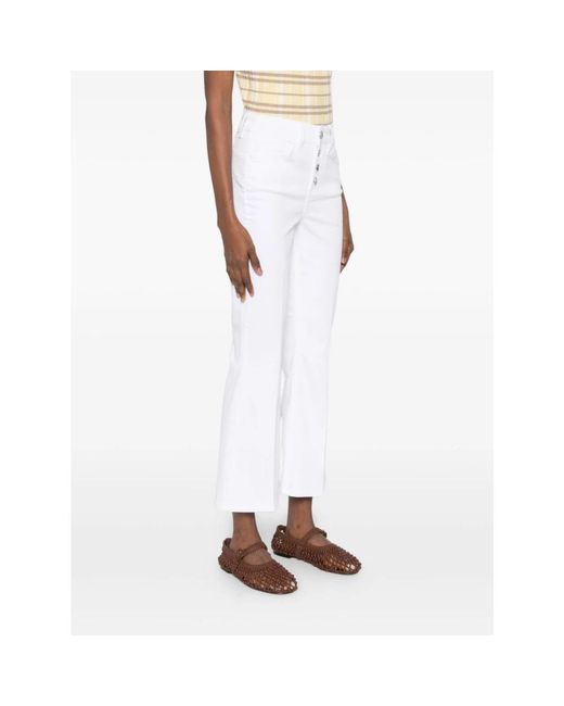 Liu Jo White Cropped Jeans