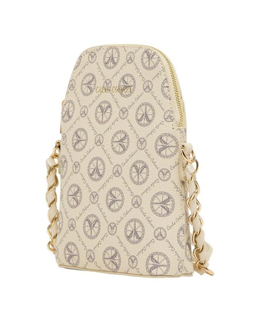 carlo colucci Natural Shoulder Bags