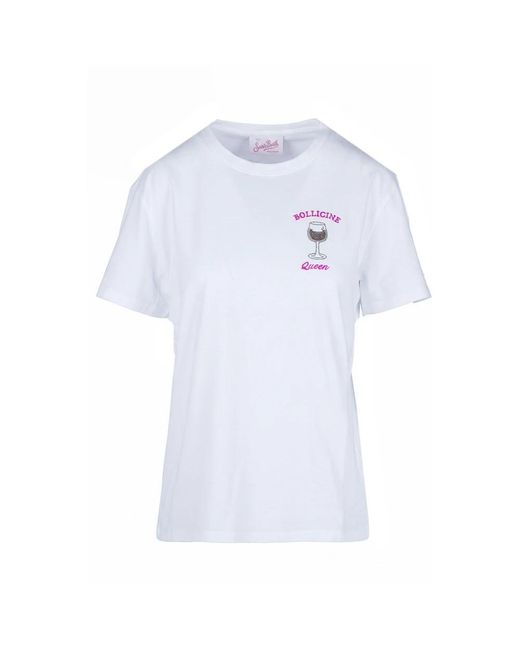 Mc2 Saint Barth White T-Shirts