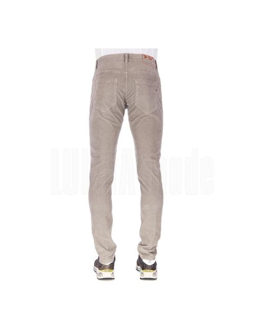 Trousers > slim-fit trousers Dondup pour homme en coloris Gray
