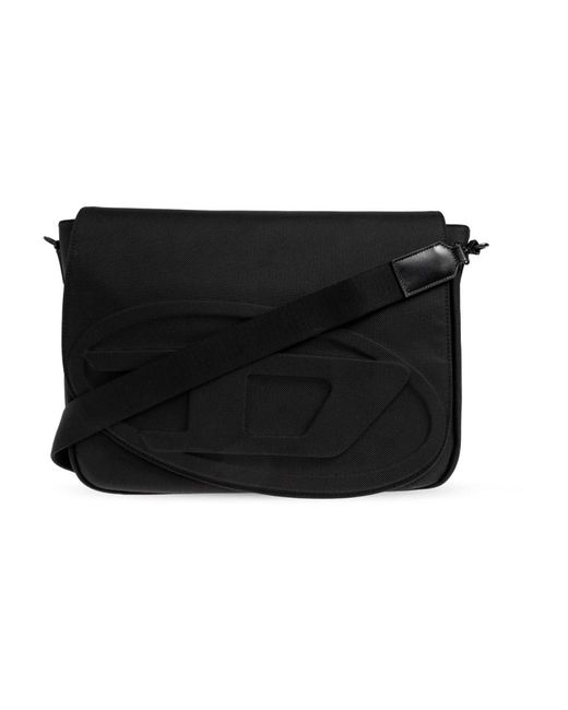 DIESEL Black Shoulder Bags for men