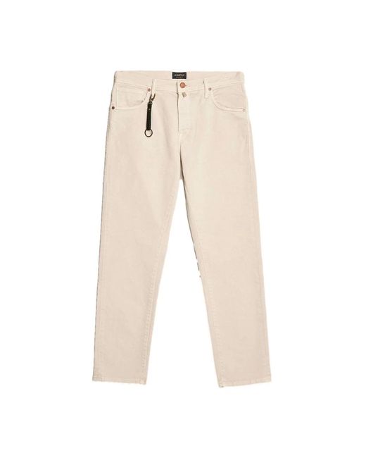 Incotex Natural Straight Fit Jeans for men