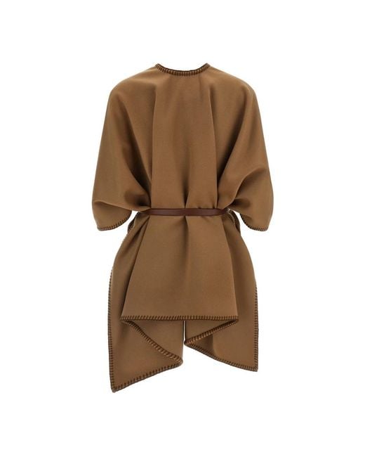 Max Mara Brown Ponchos