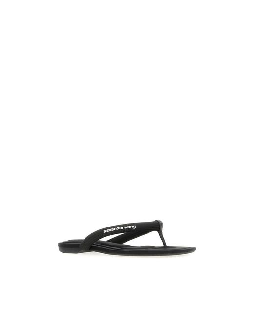Alexander Wang Black Flip Flops