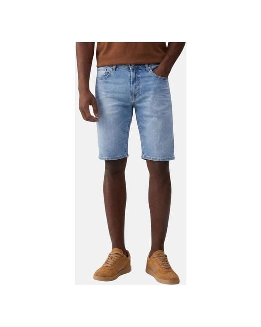 Liu Jo Blue Denim Shorts for men