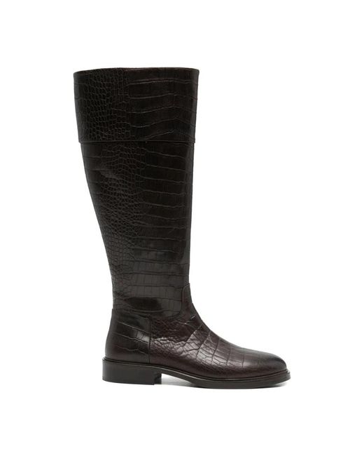 ADRIANNA FERETTI Black High Boots