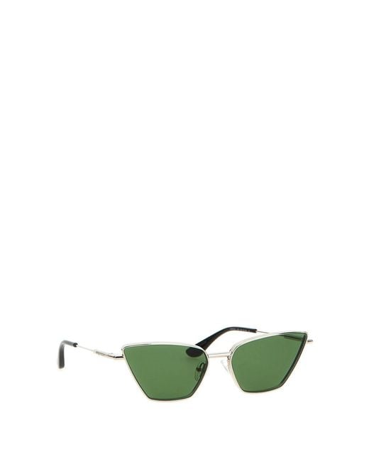 McQueen Green Sunglasses