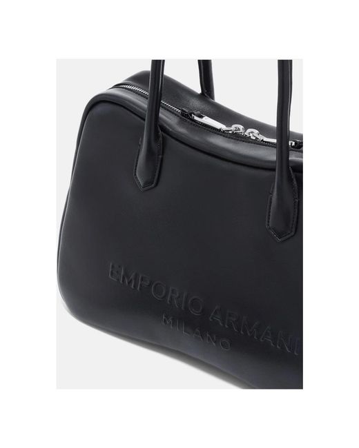 Emporio Armani Black Tote Bags