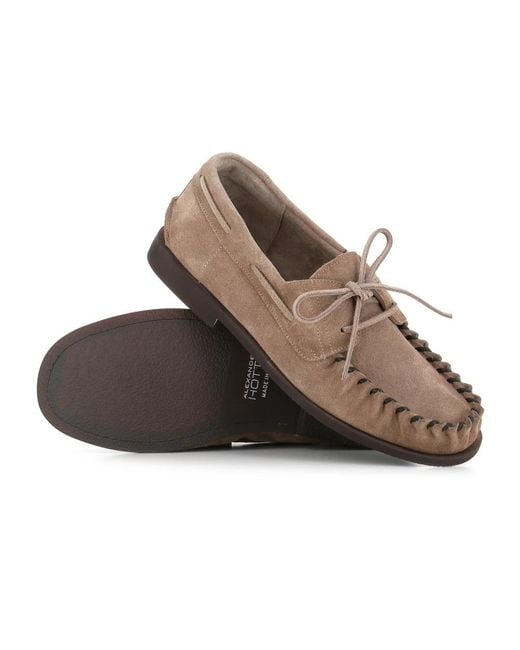 Alexander Hotto Gray Sailor Shoes for men