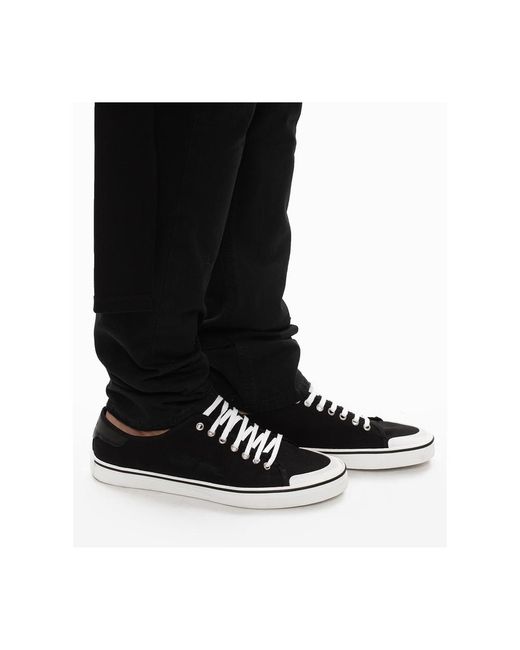 IRO Canvas Distressed Sneakers in het Zwart voor heren - Lyst