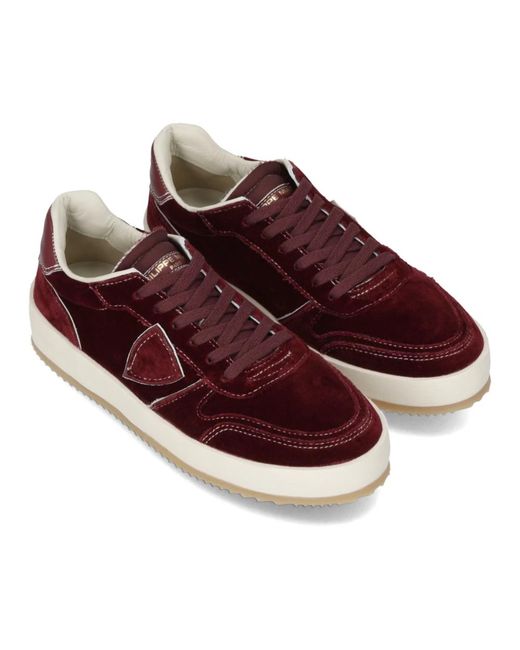 Philippe Model Purple Sneakers