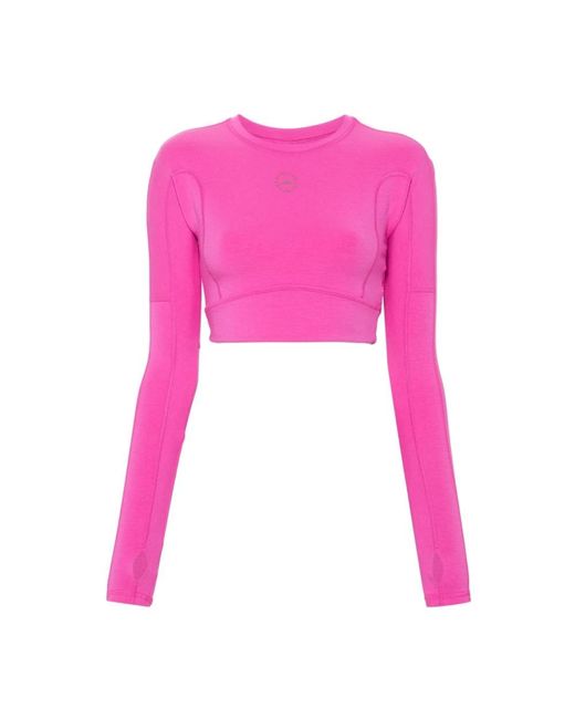 Adidas By Stella McCartney Pink Long Sleeve Tops