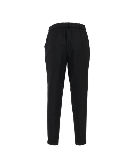 Antonelli Black Slim-Fit Trousers