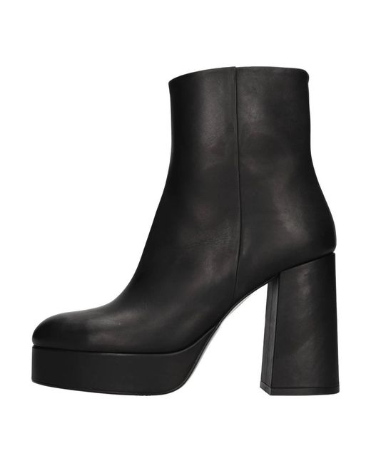 Bruno Premi Black Heeled Boots