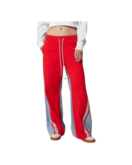 John Richmond Red Wide Trousers
