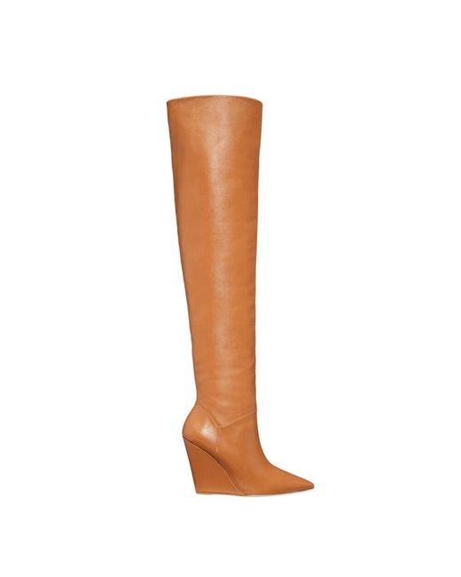 Stuart Weitzman Brown Keilstiefel