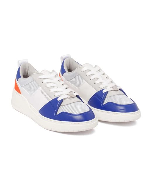 Ferragamo Blue Sneakers for men