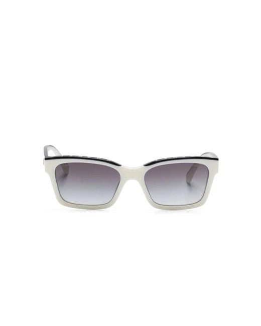 Chanel White Sunglasses