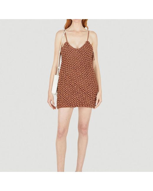 Isa Boulder Brown Short Dresses