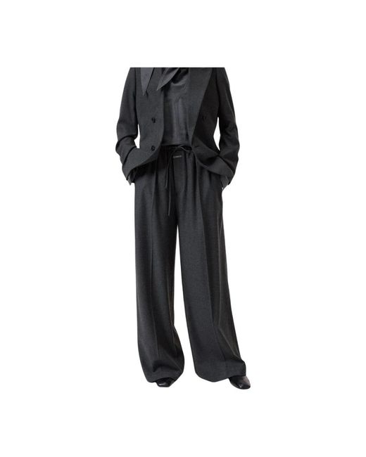 Closed Black Wide Trousers