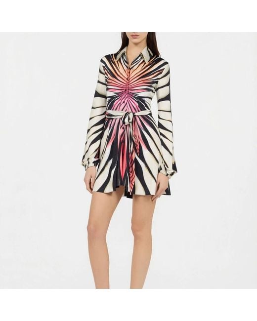 Roberto Cavalli White Shirt Dresses