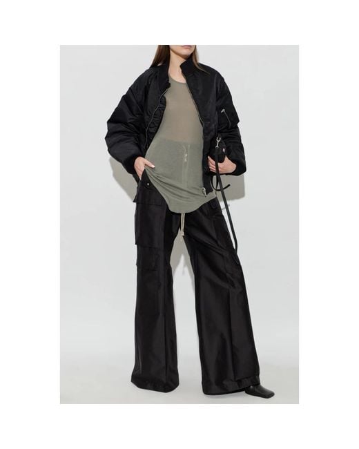Rick Owens Basic Rib Tank in het Gray