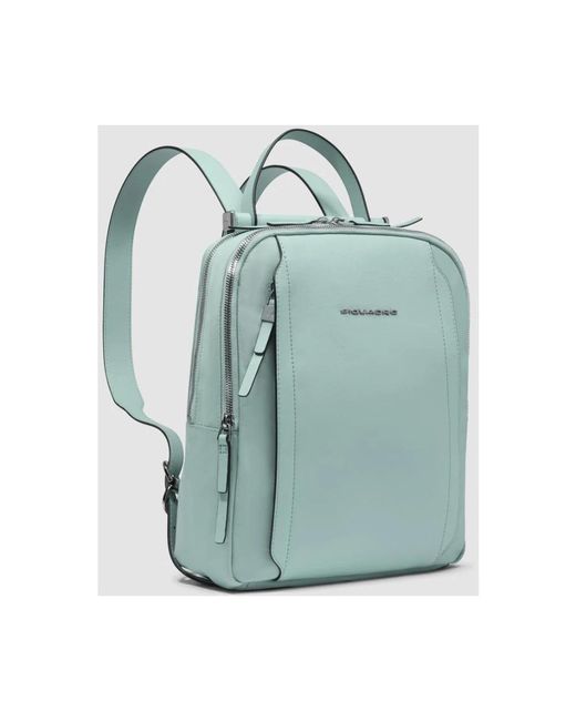 Piquadro Blue Backpacks