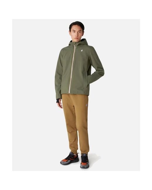 K-Way Jacko Bonded Jacket in het Green voor heren