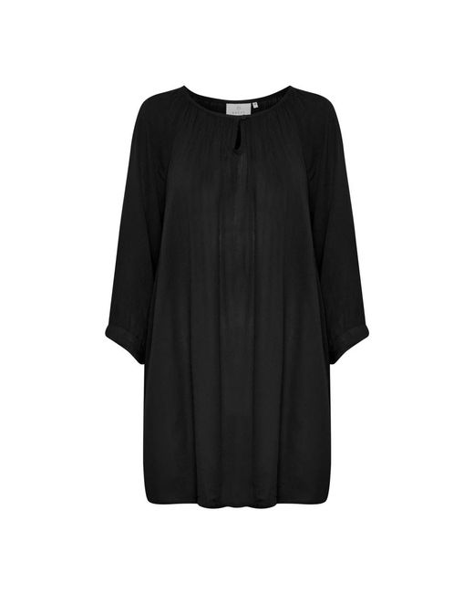 Tunics Kaffe de color Black
