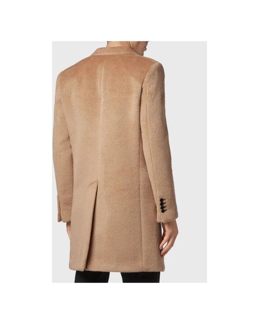 Philipp Plein Jassen ,Wol Coat Long in het Blue voor heren