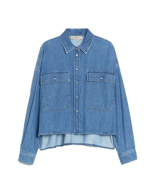 Denim Shirts Weekend by Maxmara de color Blue