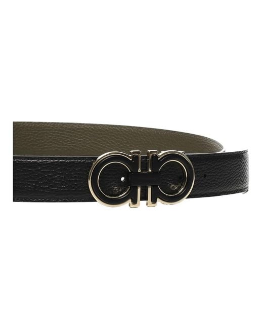 Ferragamo Black Belts for men