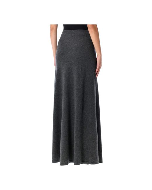 Balenciaga Black Maxi Skirts