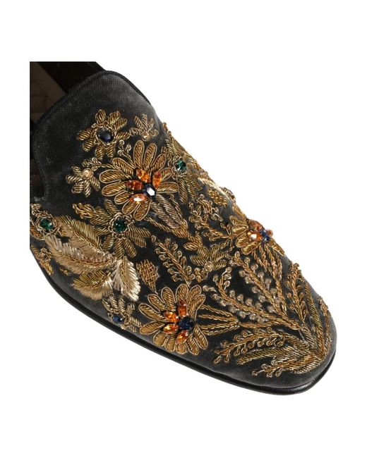 Dolce & Gabbana Black Loafers for men