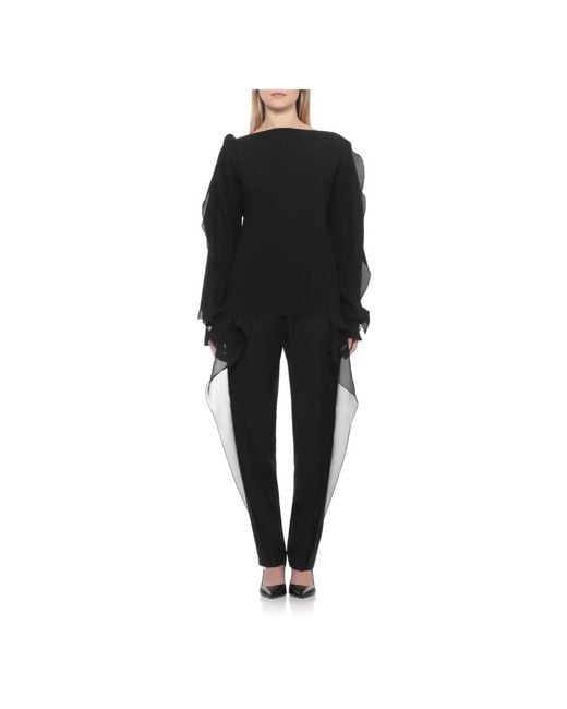 Lanvin Black Blouses