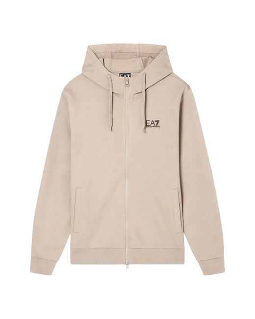 EA7 Train Visibility Sweatshirt in het Natural voor heren