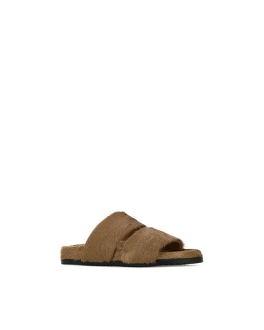 Dolce & Gabbana Brown Sliders for men