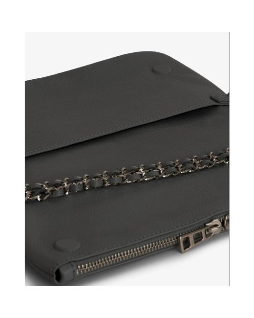 Zadig & Voltaire Black Rock Clutch