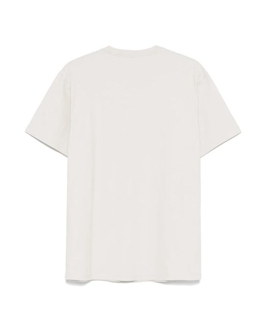 sunflower Tops ,Grijs ,Katoen Lichtgrijs Logo T-Shirt in het White voor heren