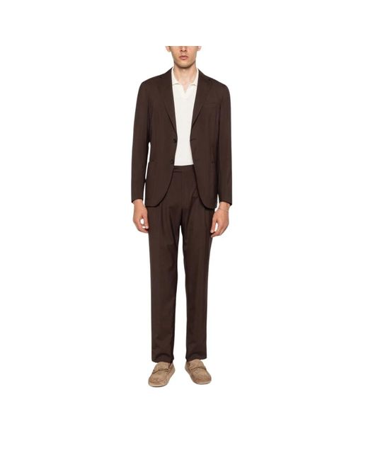 Corneliani Brown Suit Trousers for men