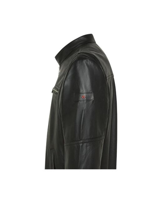 Peuterey Leather Jackets in het Black voor heren