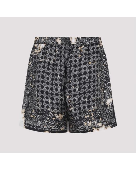 Amiri Black Short Shorts for men