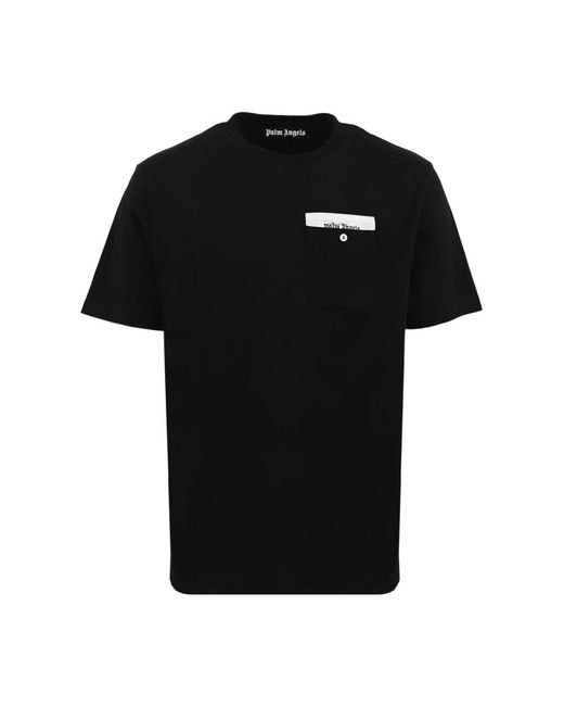 Palm Angels Black T-Shirts for men