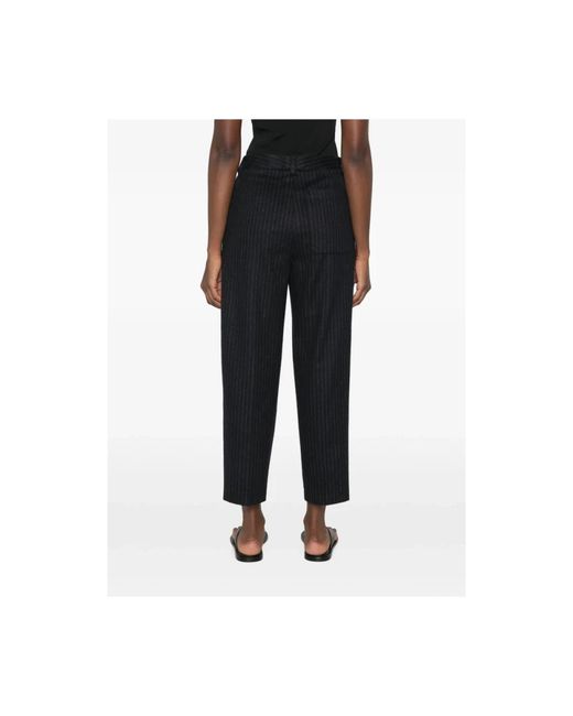 Barena Black Tapered Trousers