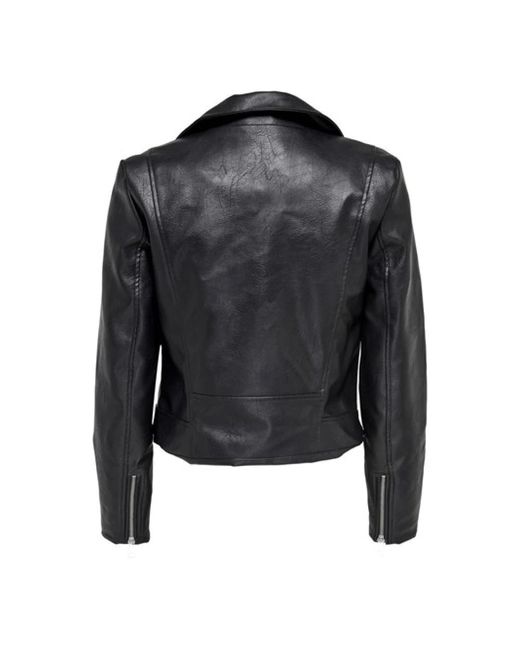 ONLY Black Leather Jackets