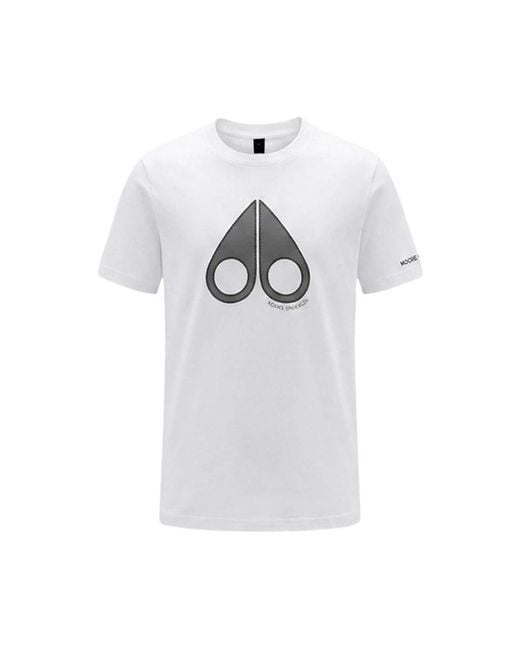 Moose Knuckles White T-Shirts for men